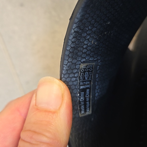 Crocs dark blue navy unisex slides sandals, men's size 8, women's size 10 - Picture 9 of 9